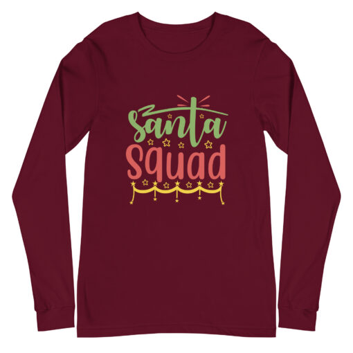 Santa Squad (Unisex) Long Sleeve T-Shirt - Image 4