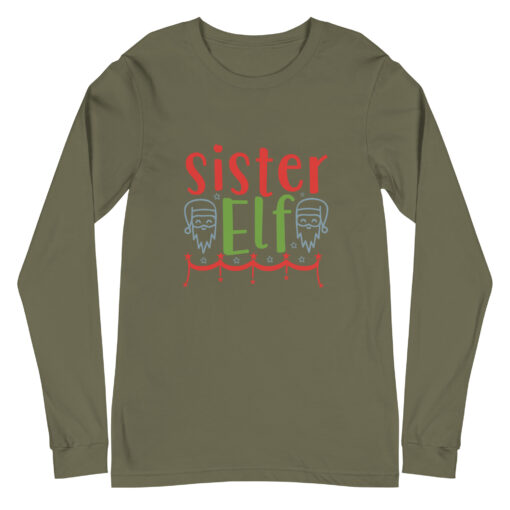 Sister Elf (Unisex) Long Sleeve Tee - Image 13