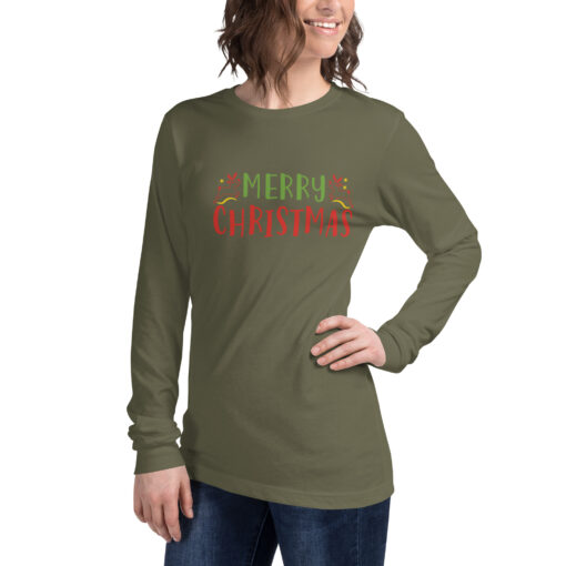 Merry Christmas (Unisex) Long Sleeve Tee - Image 22