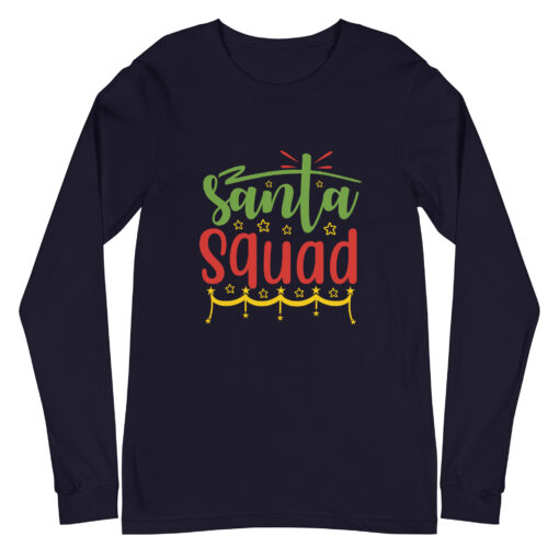 Santa Squad (Unisex) Long Sleeve T-Shirt - Image 25