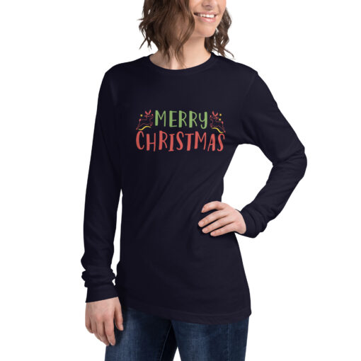 Merry Christmas (Unisex) Long Sleeve Tee - Image 5