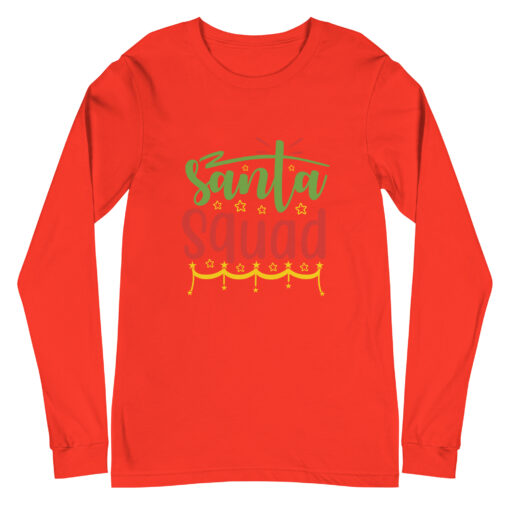 Santa Squad (Unisex) Long Sleeve T-Shirt - Image 18