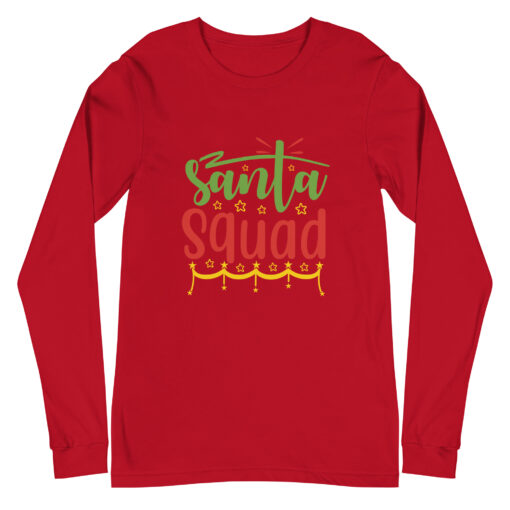 Santa Squad (Unisex) Long Sleeve T-Shirt - Image 6