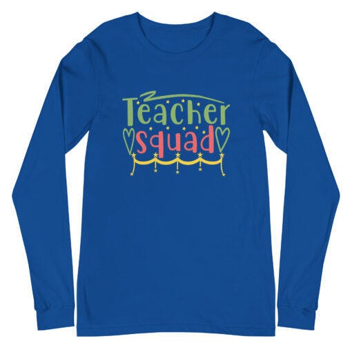 Teacher Squad (Unisex) Long Sleeve Tee - Image 4