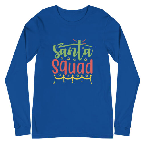 Santa Squad (Unisex) Long Sleeve T-Shirt - Image 12