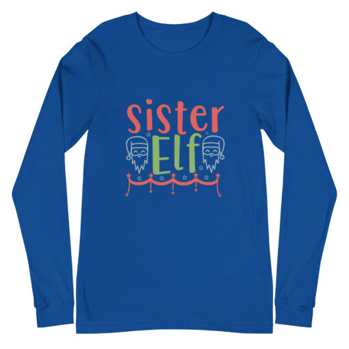 Sister Elf (Unisex) Long Sleeve Tee - Image 14