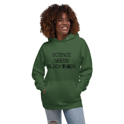 Science Needs Black Women (Unisex) Hoodie - Image 13