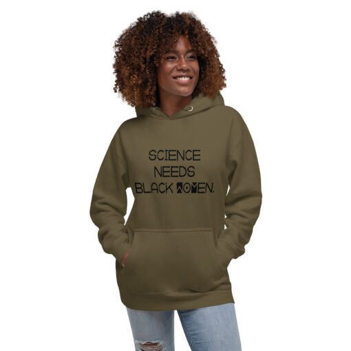 Science Needs Black Women (Unisex) Hoodie - Image 17