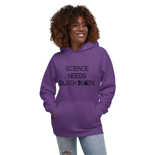 Science Needs Black Women (Unisex) Hoodie - Image 9