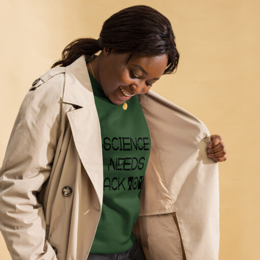 Science Needs Black Women (Unisex) Premium Sweatshirt - Image 3