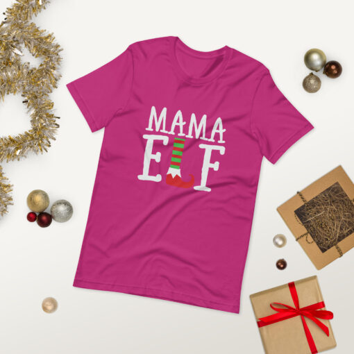 Mama Elf Unisex T-Shirt - Image 39