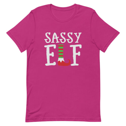 Sassy Elf Unisex T-Shirt - Image 19