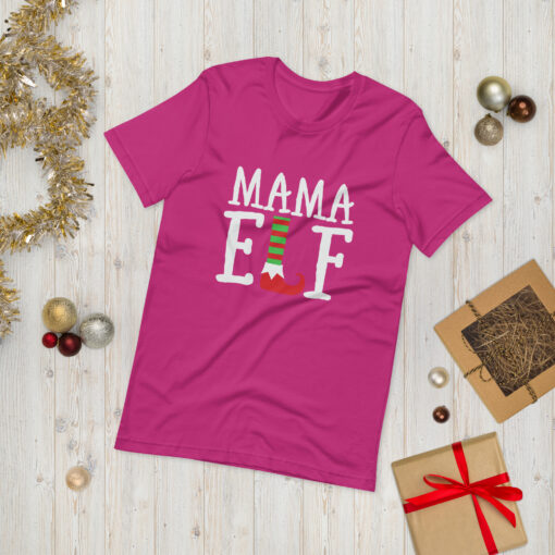 Mama Elf Unisex T-Shirt - Image 38