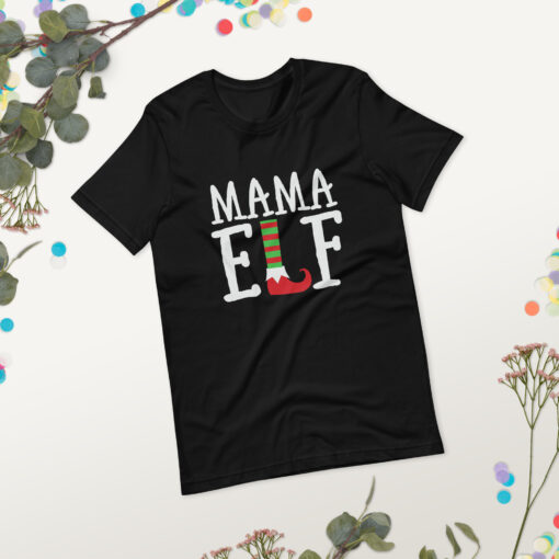 Mama Elf Unisex T-Shirt - Image 3