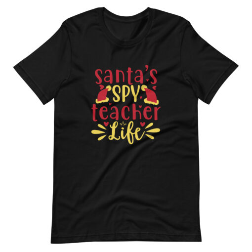 Santa's Spy Teacher Unisex T-Shirt - Image 3