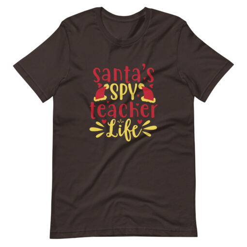 Santa's Spy Teacher Unisex T-Shirt - Image 11