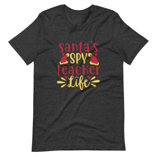 Santa's Spy Teacher Unisex T-Shirt - Image 25