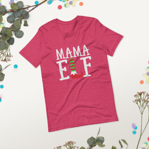 Mama Elf Unisex T-Shirt - Image 7