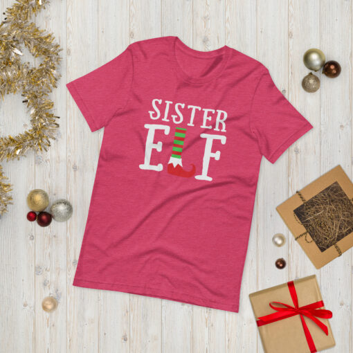 Sister Elf Unisex T-Shirt - Image 6