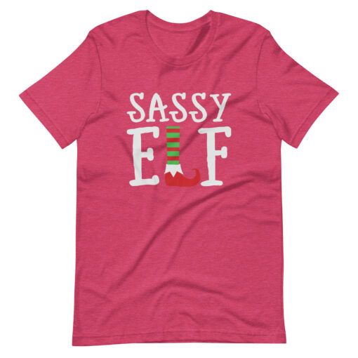 Sassy Elf Unisex T-Shirt - Image 4