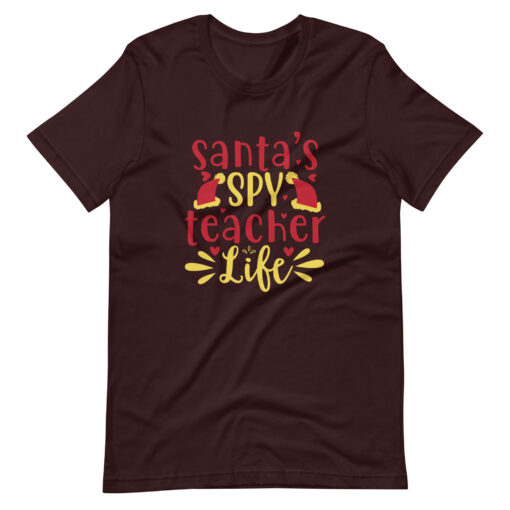 Santa's Spy Teacher Unisex T-Shirt - Image 5