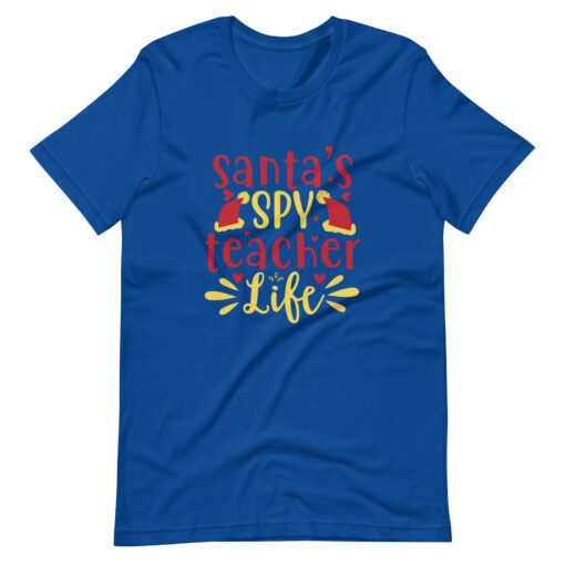 Santa's Spy Teacher Unisex T-Shirt - Image 23