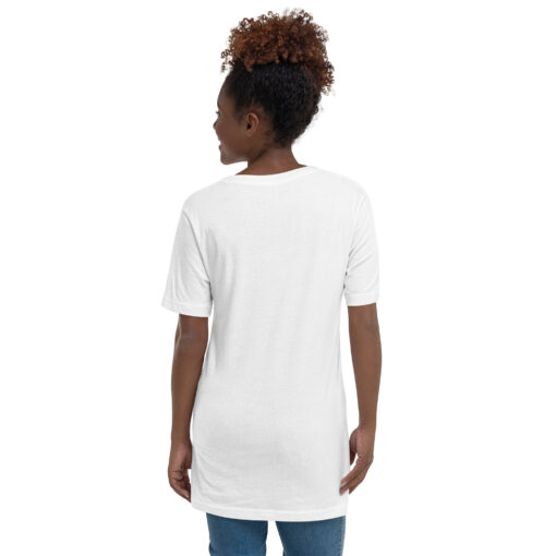 Melanin (Unisex) Short Sleeve V-Neck T-Shirt - Image 8