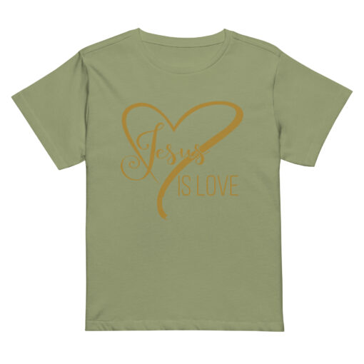 Jesus is Love Women's High-Waisted T-Shirt - Image 5