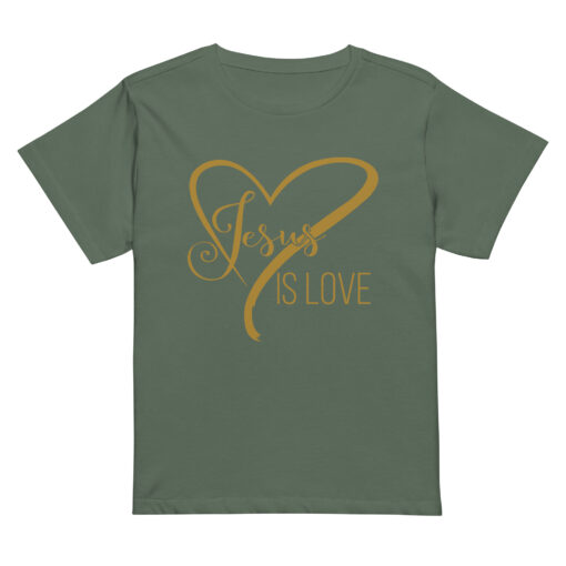 Jesus is Love Women's High-Waisted T-Shirt