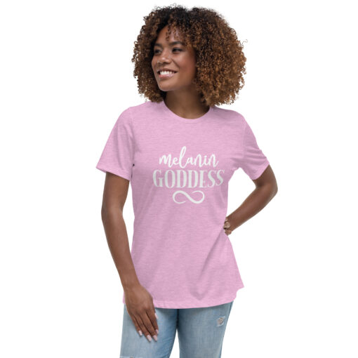 Melanin Goddess Women's Relaxed T-Shirt - Image 25