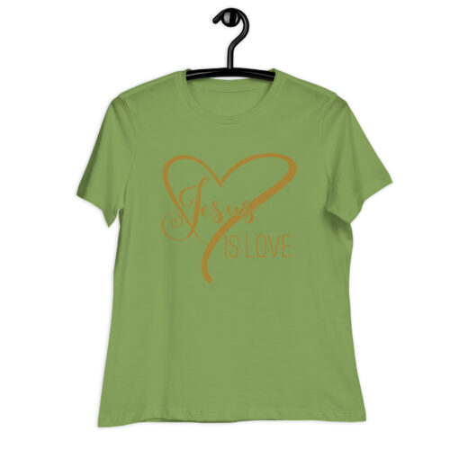 Jesus is Love Women's Round Neck Relaxed T-Shirt - Image 7