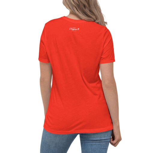 Rock Out Santa Christmas Women's Relaxed T-Shirt - Image 8