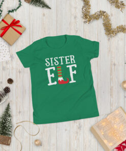 Teen Girl’s  Sister Elf Short Sleeve T-Shirt