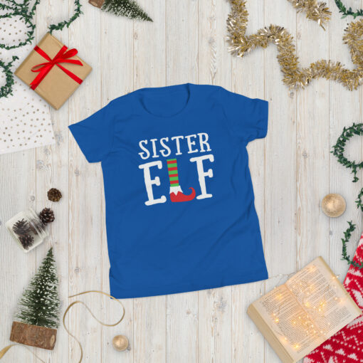 Teen Girl's  Sister Elf Short Sleeve T-Shirt - Image 26