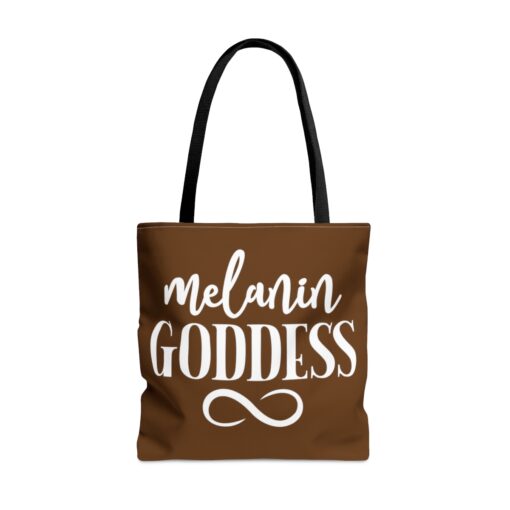 Celebrate Your Beauty & Elegance: Melanin Goddess Tote Bag - Image 9