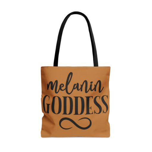 "Flawless Beauty: Melanin Goddess Tote Bag" - Image 9