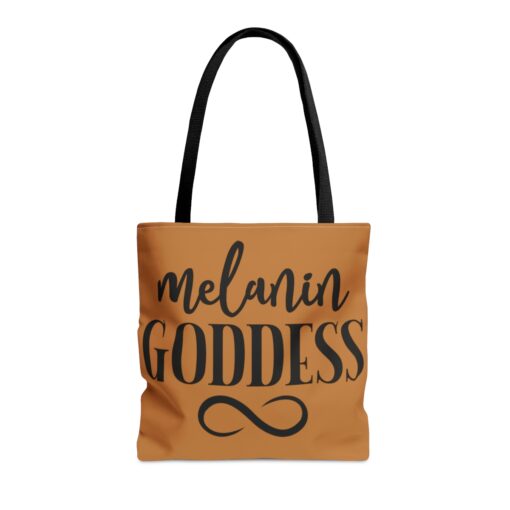 "Flawless Beauty: Melanin Goddess Tote Bag" - Image 5