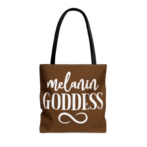 Celebrate Your Beauty & Elegance: Melanin Goddess Tote Bag - Image 5