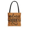 “Flawless Beauty: Melanin Goddess Tote Bag”