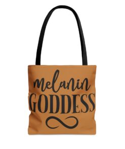 “Flawless Beauty: Melanin Goddess Tote Bag”