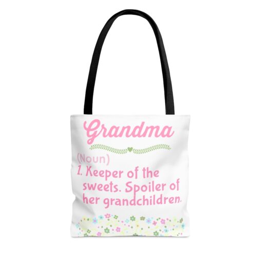 "Grandma Tote: A Bag for All Your Grandma Needs. Tote Bag - Image 5