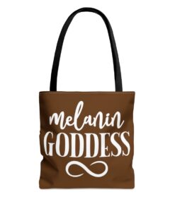 Celebrate Your Beauty & Elegance: Melanin Goddess Tote Bag