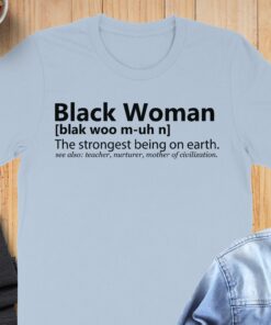 Alternative view of Black Woman Definition T-Shirt Strongest Being T-Shirt