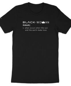 Alternative view of Inspiring Definition Black Woman Bold Statement T-Shirt