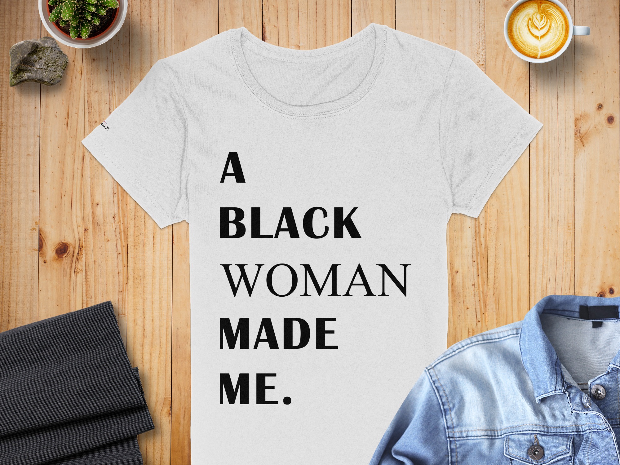 Empowering Statement A Black Woman Made Me T-Shirt