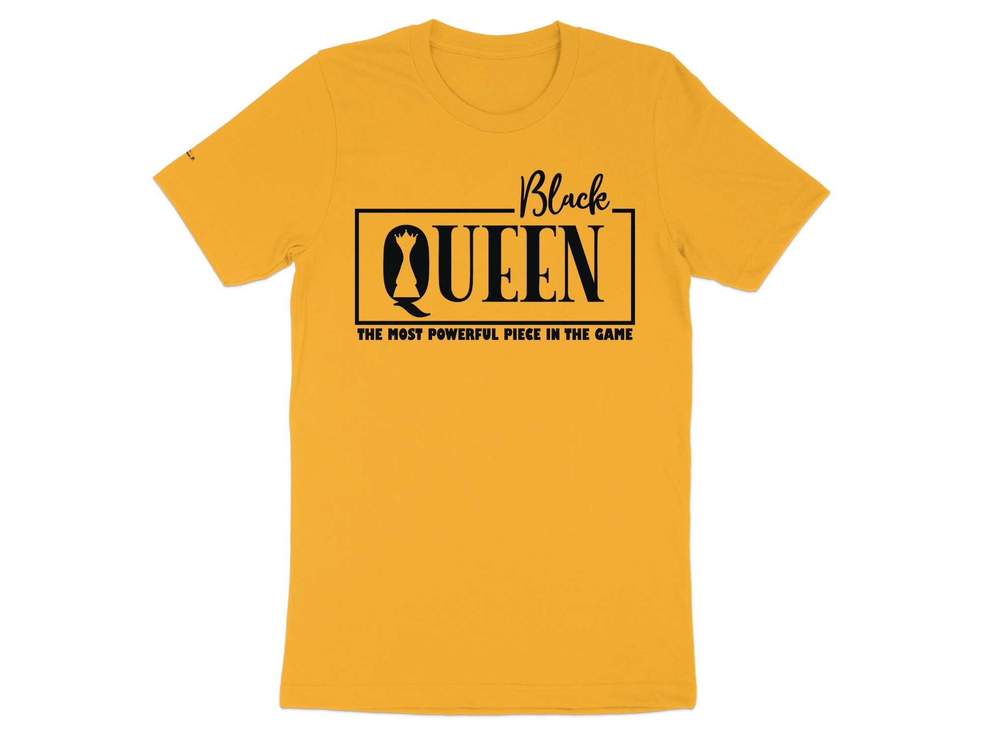 Black Queen Graphic Tee, Powerful Piece In Game Shirt, Unique Chess Inspiration Top, Eye-Catching Casual Wear, Trendy Queen Tee - Image 8